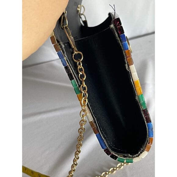 Kurt Geiger Multicolor Striped Clutch - Picture 6 of 11